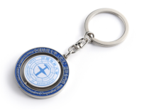 Round rotary keychain